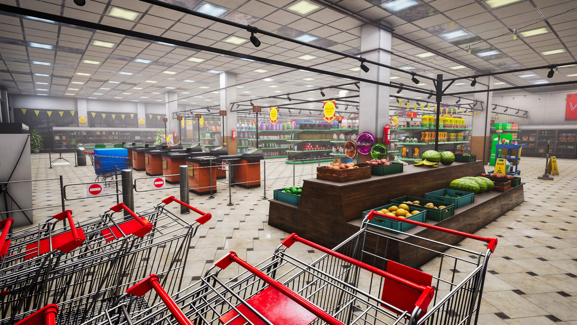 出口前：超市/Before Exit: Supermarket